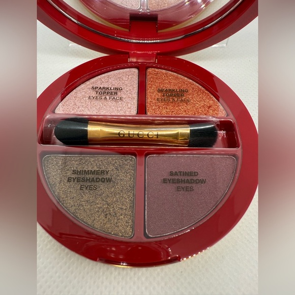 Gucci Limited Edition Multi-Use Cream & Powder Palette - 04 Festive Glow - Picture 2 of 4